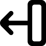 Arrow Left 266 SVG Icon